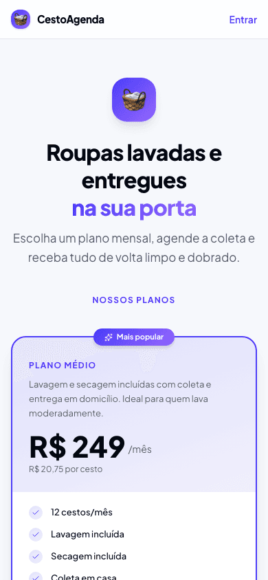 CestoAgenda — mobile